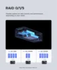 ORICO 16TB External SSD Storage Expansion Doching USB4 40Gbps RAID 0/1/5/JBOD Desktop Portable High-Speed Storage for PC Laptop 5