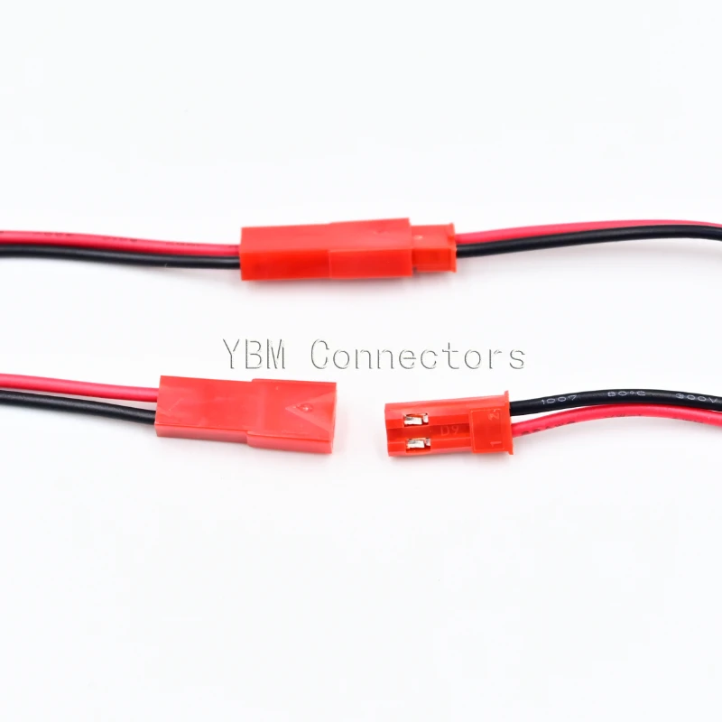 JST 2 Pin Male & Female Cable Connector JST 2P Wire Plug Jack Connectors LED Lamp Strip RC BEC Battery DIY FPV Drone wiring cable connectors led strip connectors wire connectors dc connectors dc power connectors