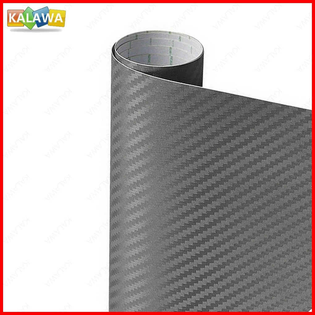 

Grey 3D Carbon Fiber Vinyl Wrap Furniture Film Car Sticker Motorcycle Decal Auto Styling Anti Scratch Tape Waterproof Protected