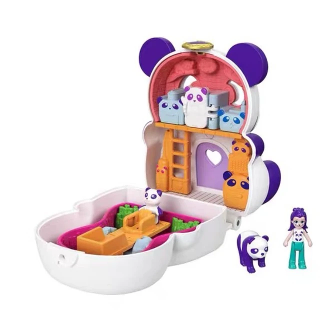 Playset Polly Pocket com Mini Bonecas - Shopping Center Doces