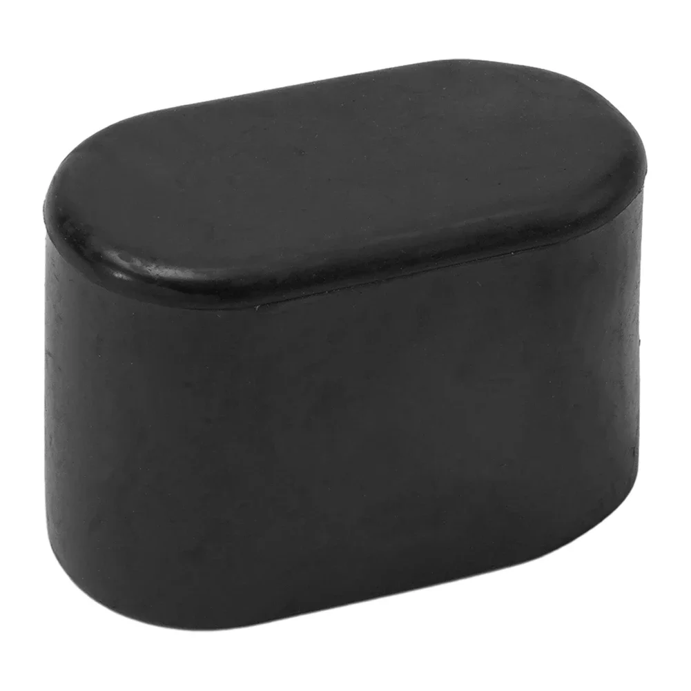 Durable Oval Chair Leg Floor Protectors - Pack of 10 Rubber Caps for Outdoor and Office Furniture