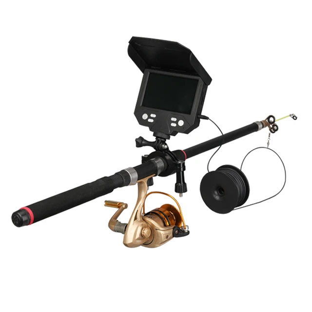 30m cable 360 degree rotating fish finder camera visual ip68