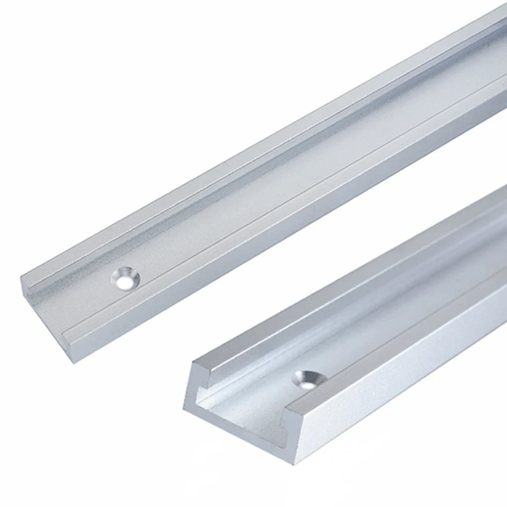 Silver 30 Type T-tracks 300-600mm Aluminium Alloy Track Woodworking Bench T Slot Silver 30 Type T-Tracks 300-600mm Aluminium