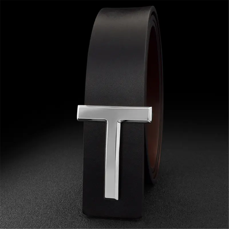 High Quality Business Men Belt Luxury Brand Designer famous Leather Belts for men Jeans Strap Male Metal Buckle work belt - Image 10