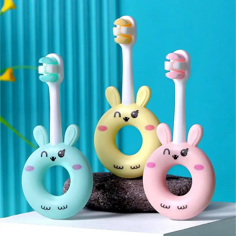 New Million Toothbrush Ultra-fine Soft Toothbrush Cartoon Animal Candy Color To Clean Teeth Oral Care Baby