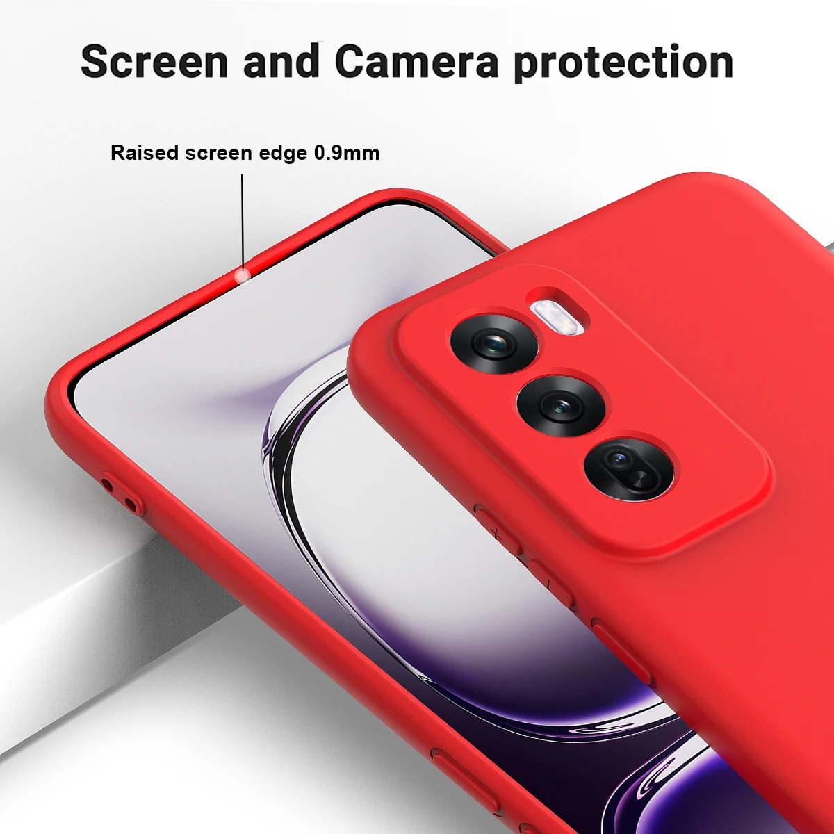 Liquid Silicone Protective Phone Case with Strap – Durable, Soft-Touch Cover for Enhanced Grip and Protection
