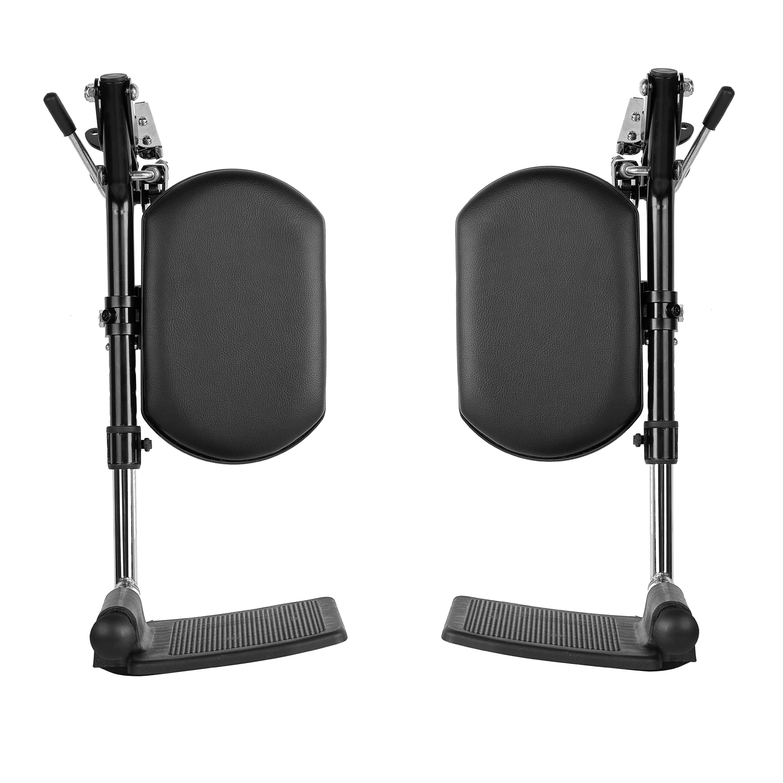 Wheelchair Elevating Legrests with Padded Calf Pads 1 Pair,Composite Footplates, Padded Calf Pads,