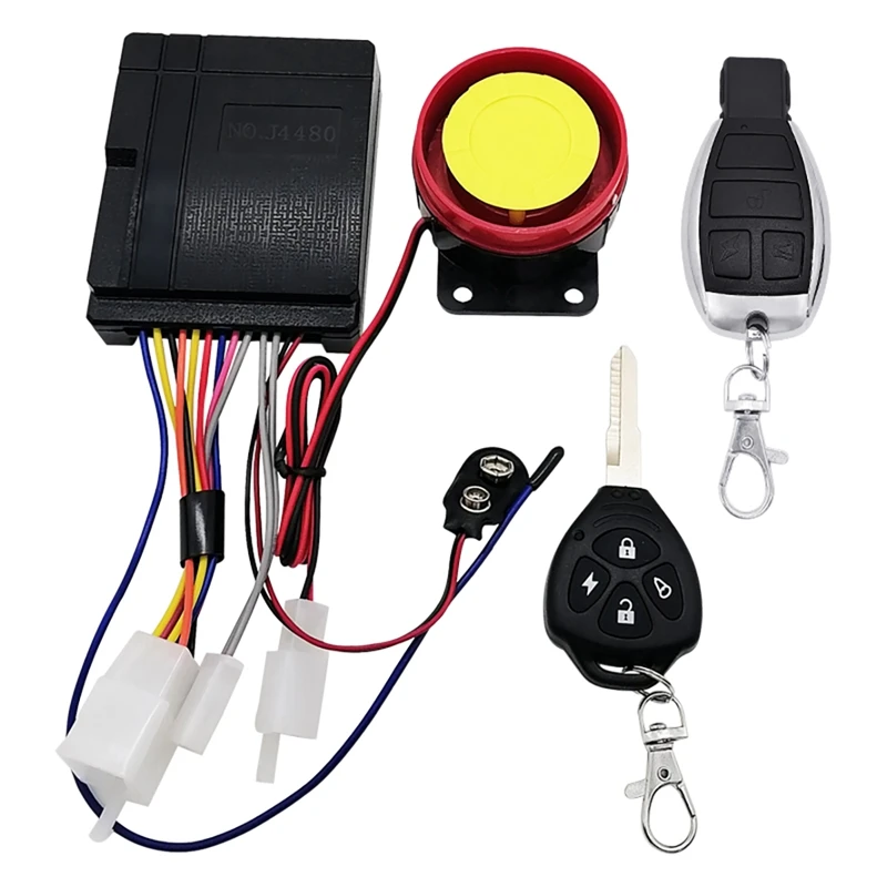Motorcycle Antitheft Security Alarm System Remote Control 125db(anti