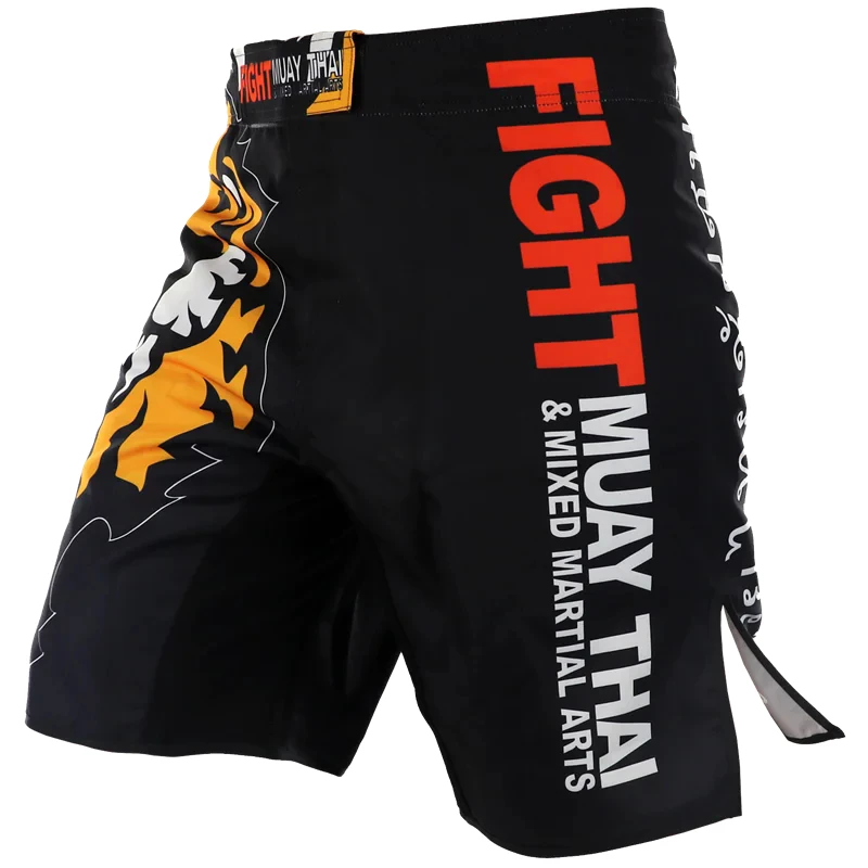 

MMA Muay Thai тигровые шорты, спортивные брюки, кикбоксинг BJJ плавки, тренировочные штаны для фитнеса Boxeo Sanda, боксерские шорты