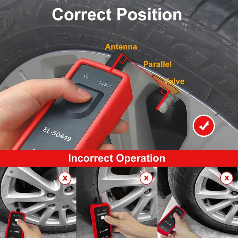 EL50449 TPMS Tire Pressure Monitor Sensor Scanner EL-50449 Activation Tool For Ford Lincoln Mercury Diagnostic Tools