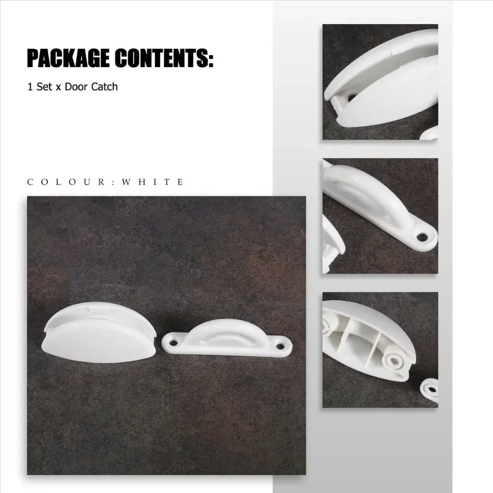 1 Set Door Retainer Catch- Camper Accessories Door Retainer Catch for Caravan Motorhome Lock Boat Rv Stopper Clip
