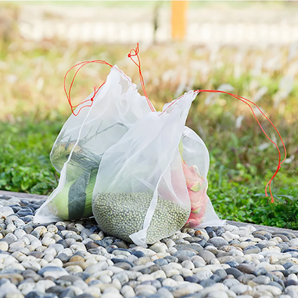 6 Size Nylon Mesh Bag Insect-proof Gauze Garden Plant Vegetable