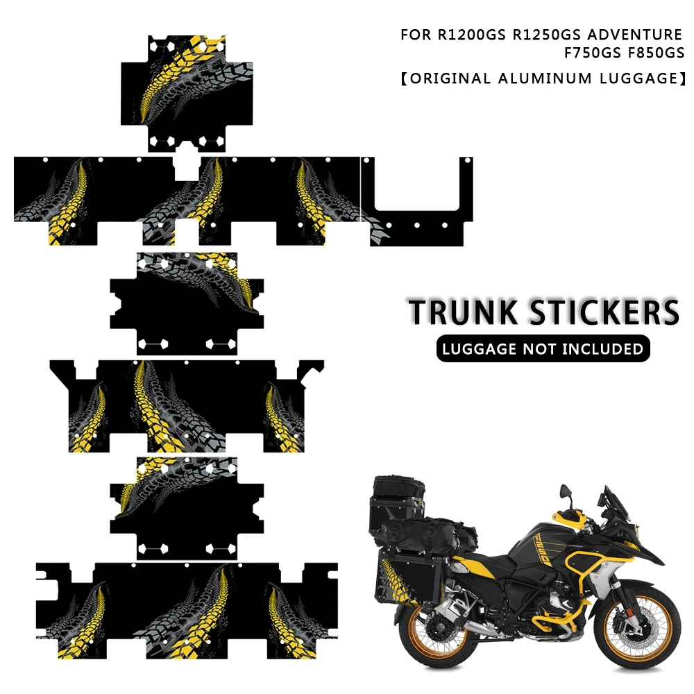 Personality For BMW R1200GS R1250GS Adventure F750GS F850GS Accessories Stickers Decor PVC Waterproof Decals Aluminium Box Case motorcycle stickers waterproof handlebar decal gs adventure 1250 2023 for bmw r1100gs r1150gs r1200gs r1250gs adv accessories