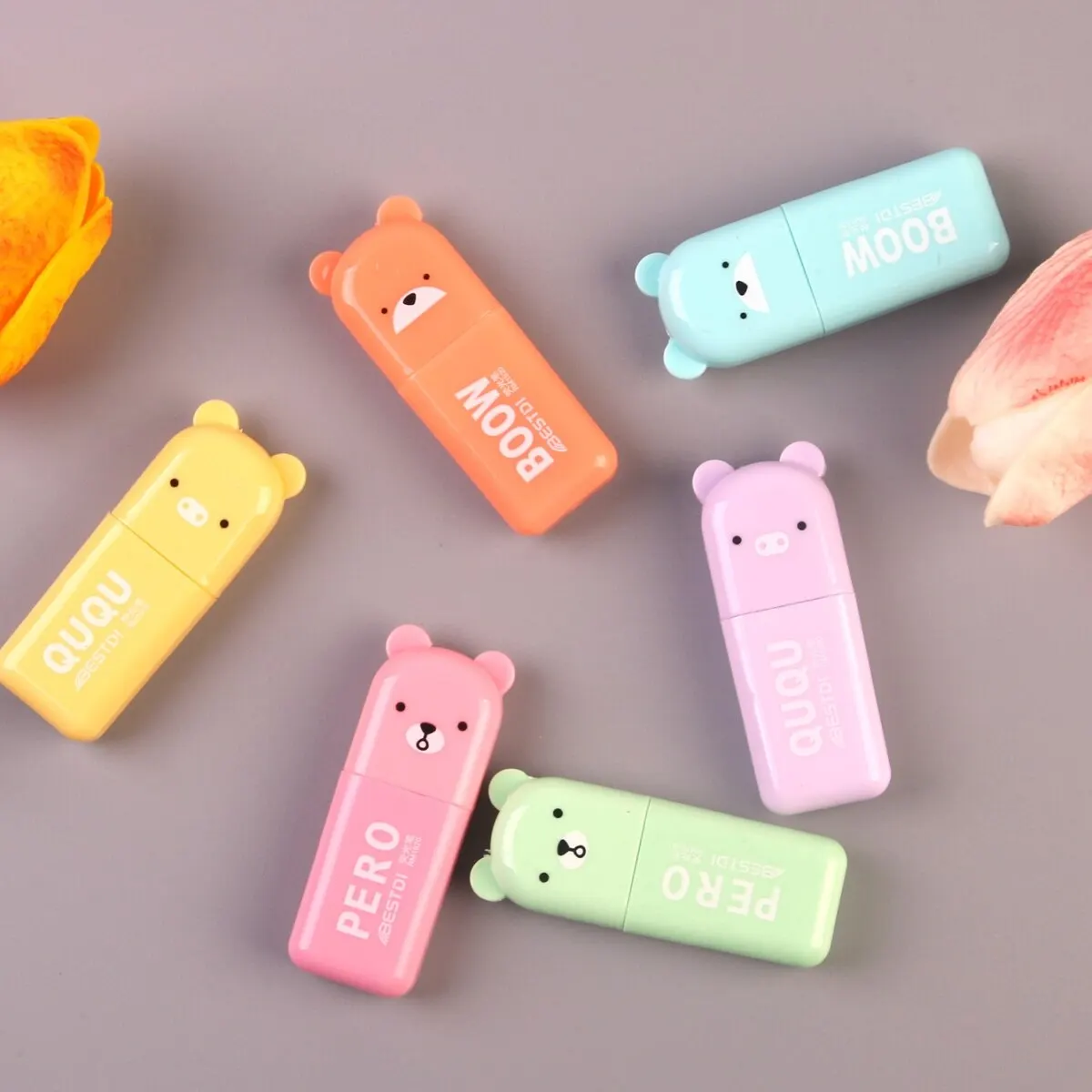 Highlighter Marker Highlighter Pen Art Marker Marker Pen 6Pcs Mini Fluorescent
