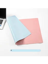 Pink Portable Foldable Nail Art Armrest Mat - Soft Microfiber Leather (Blue Pink 1pc)