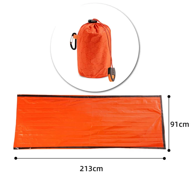 Outdoor Emergency Sleeping Bag PE Aluminum 1