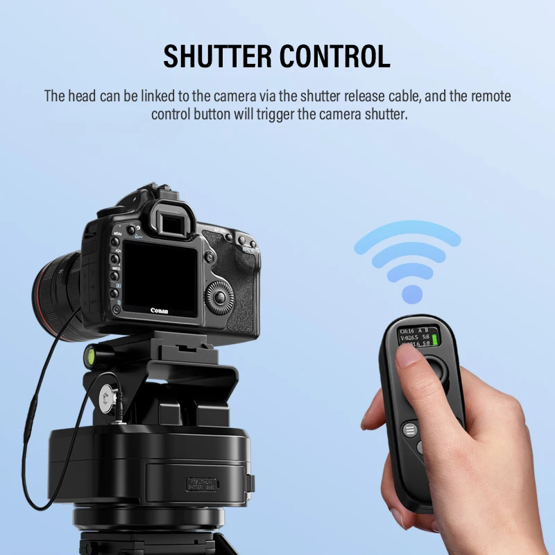 Camera Panoramic Head Camera Automatic Gimbal Tripod Head Wireless 360&deg; Rotation Motorized Panoramic Tripod For Time Lapse Photography