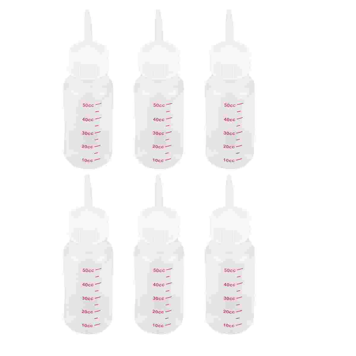 

Feeding Bottle 50 Squeeze Nursing Bottle for Kitten Puppy Small Animals Feeding Tool Pointed Feeder with Scale 6