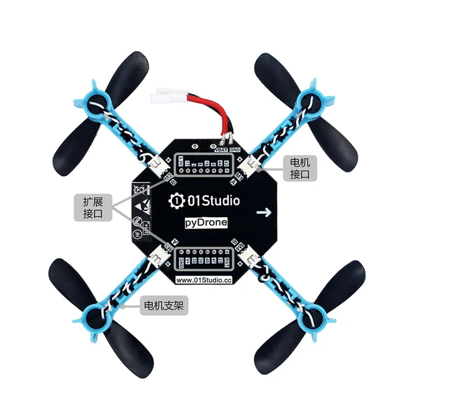 Stm32 Scratch Drone Programming PyDrone Quadcopter Drone Remote