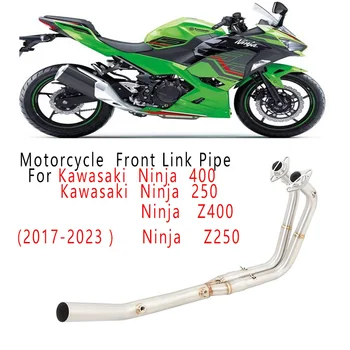 For Kawasaki Ninja 400 Z400 Z250 Ninja 250 2017-2023 Motorcycle Front Link Pipe Exhaust Escape System Connect Original Muffler