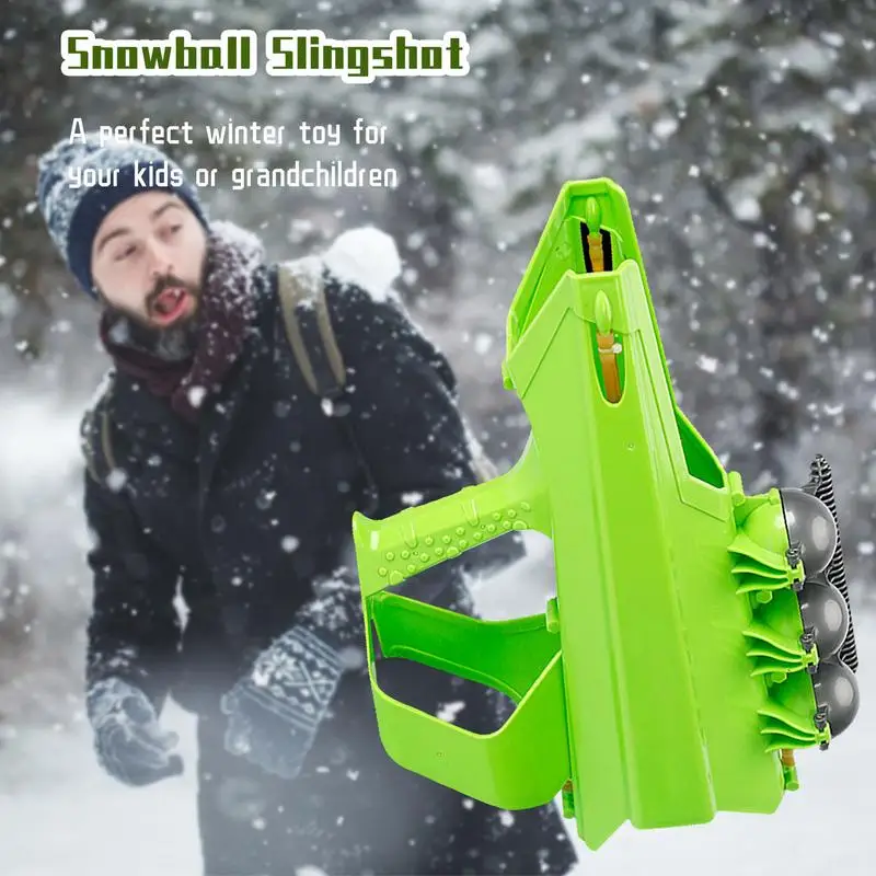 Snowball Blasters Guns Snowball Launcher Snow Blasters Portable Non-slip Small Maker Launcher Winter