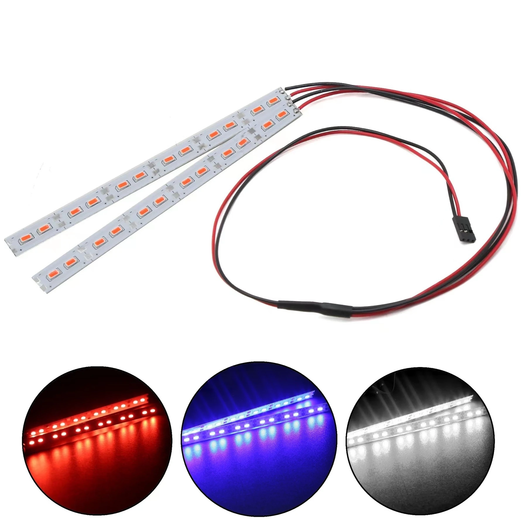 1/10 Rc Accessori Per Auto Drift Car Led Chassis Dazzle Light Lamps Lampada Flash Per 1/8 1/10 Rc Car Traxxas Trx4 D90 Axial Scx10