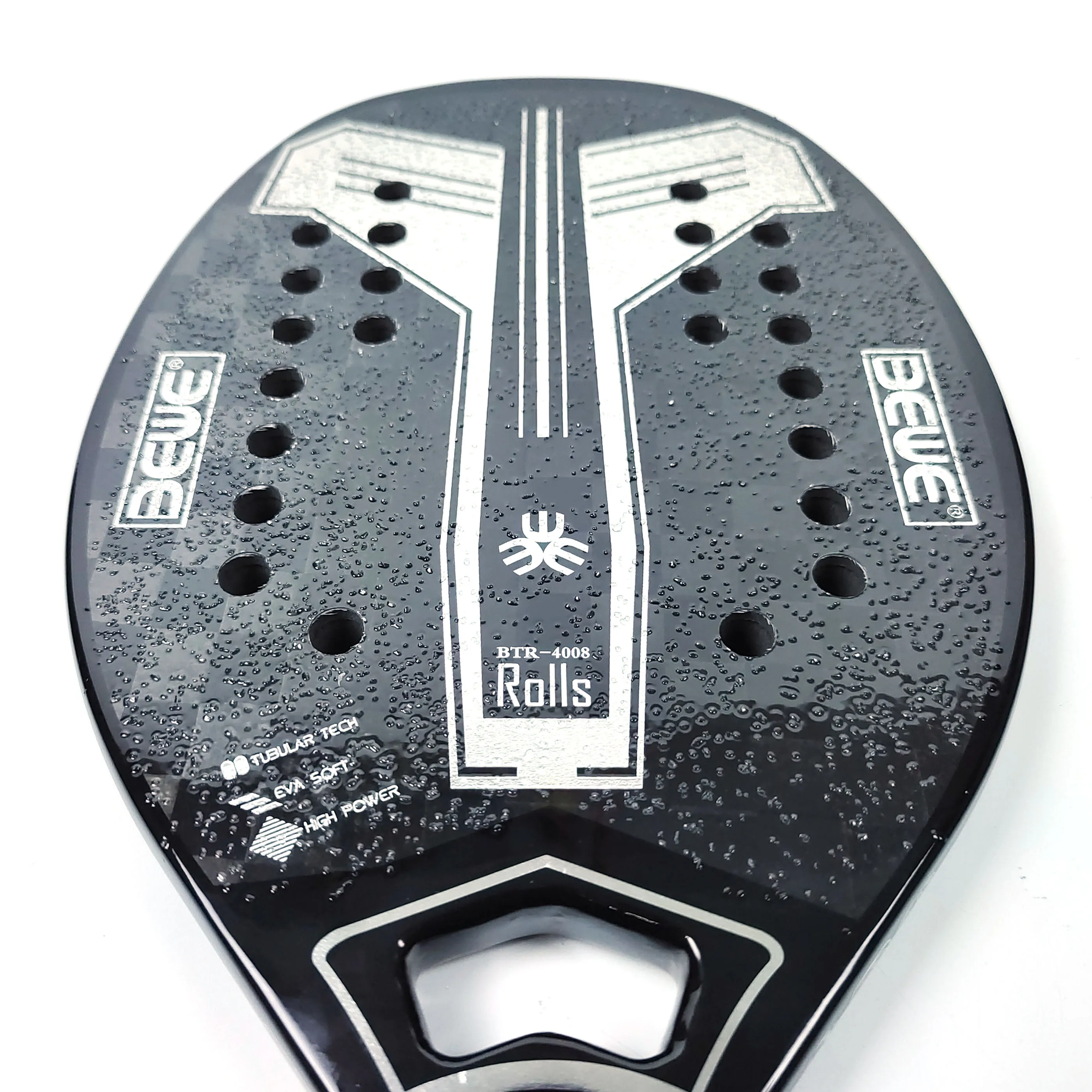 18K Carbon Beach Tennis Racket BTR-4008 ROLLS Y tennis racket