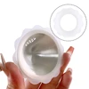 2Pcs Silver Nursing Cups Rings Set Postpartum Nursing Care Comfortable Fit 2