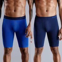 Boxer en coton pour hommes, sous-vêtements à jambes longues, short, grande taille et culotte, marque de luxe, nouveau Style 2023 4