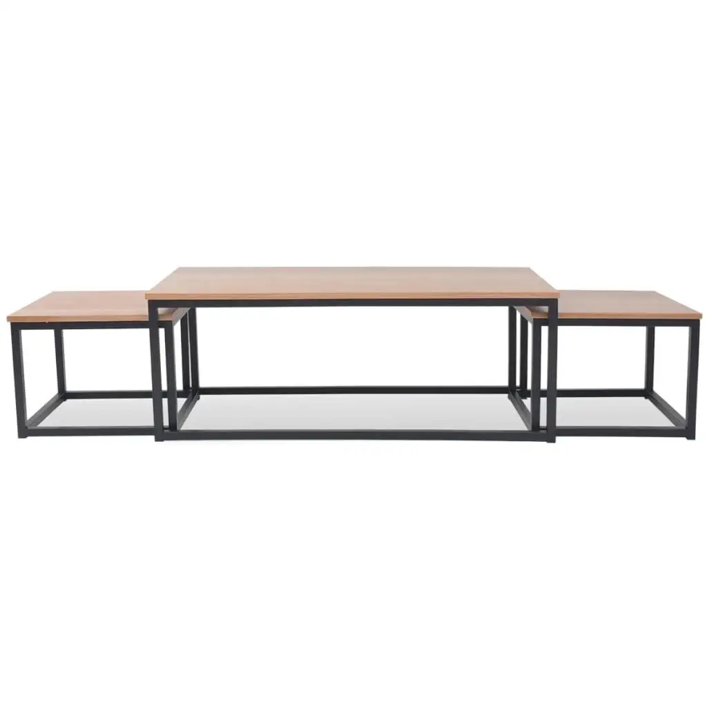 3-Piece Ash Coffee Table Set - Stylish Modern Design for Living Room 3