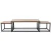 3-Piece Ash Coffee Table Set - Stylish Modern Design for Living Room 3