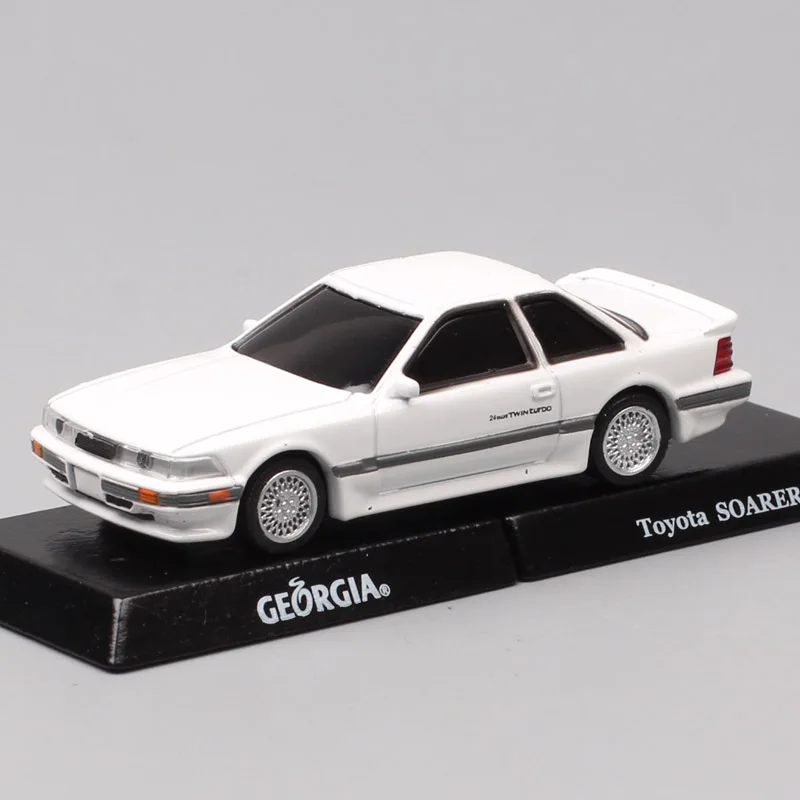 Childrens No Box Georgia 1:64 Scale Toyota Soarer Luxury GT Coupe Diecast Model Car Toy With Pull  White Souvenir