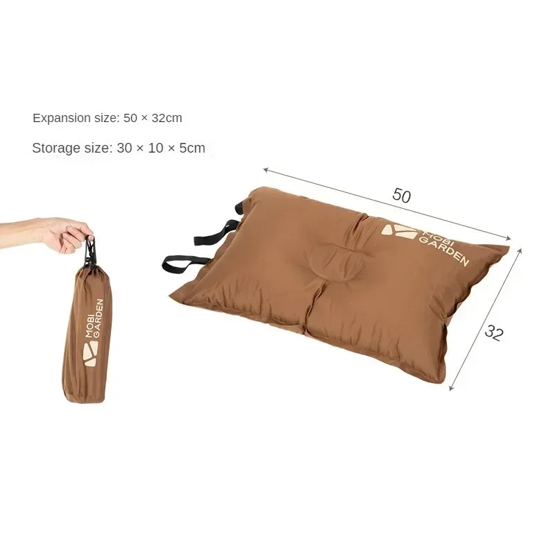 

Портативная туристическая Подушка для сна для кемпинга, надувная подушка для кемпинга, автоматическая Ультралегкая Удобная губка