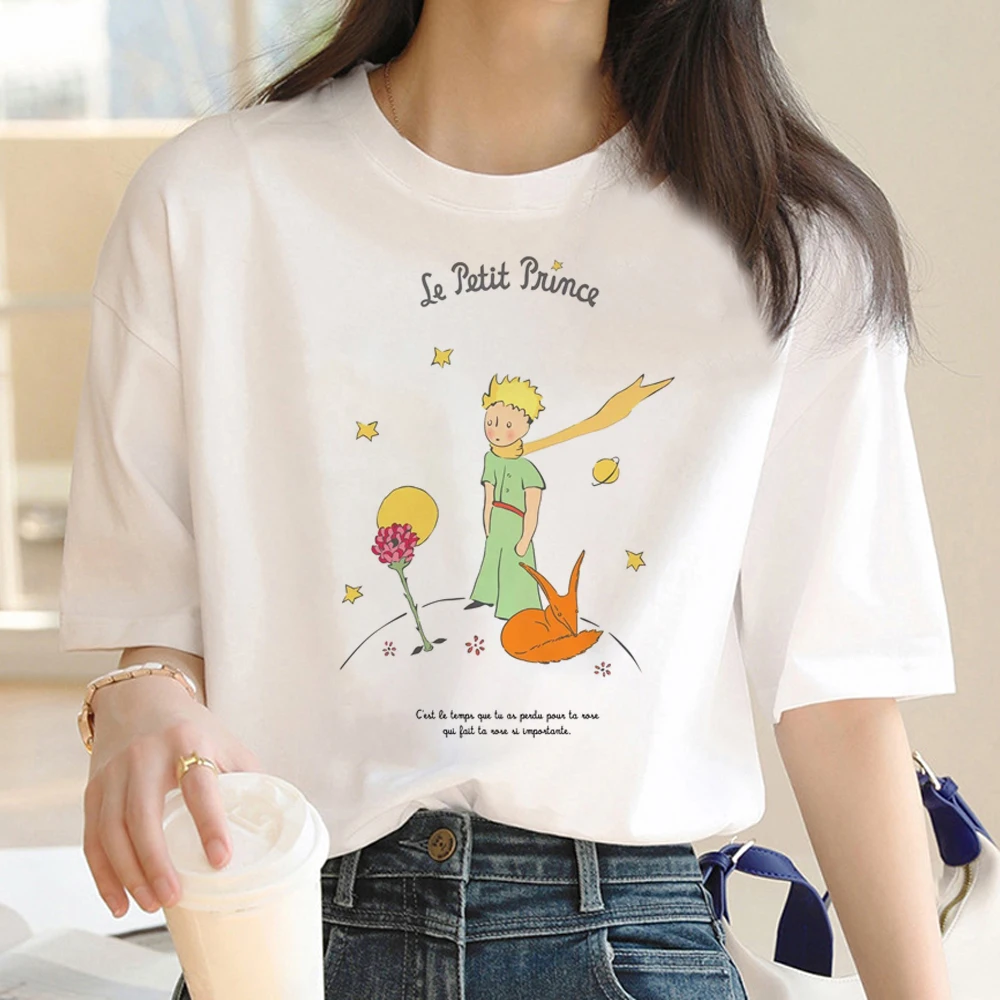 

the Little Prince t-shirts women Japanese tshirt female comic designer harajuku clothing