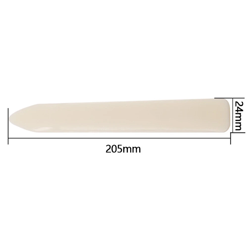 Natural Bone Folder Multifunctional DIY Leather Craft Tool Sewing Accessories For Folding Creasing Burinishing Edges 2PCS