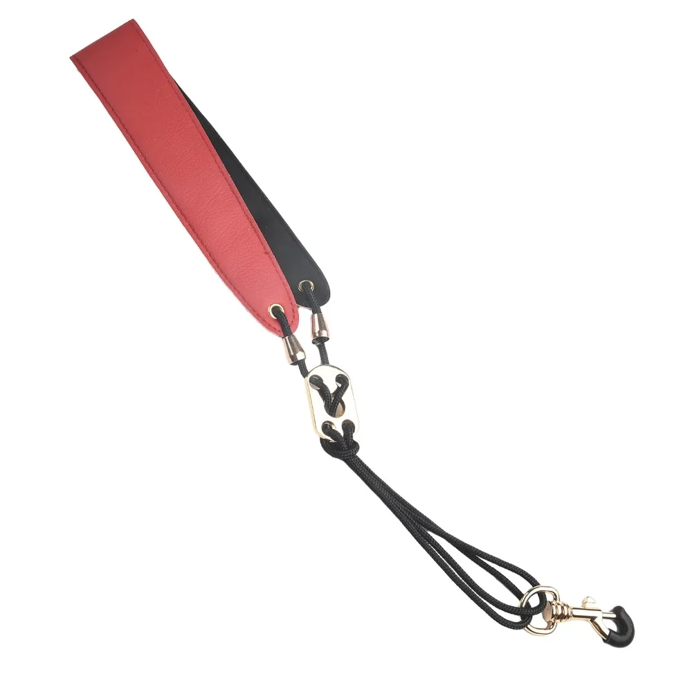 Lanyard Neck Strap Protection Neck for Soprano Tenor Alto Baritone Sax Musical Instrument Leather Saxophone Strap