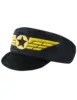 Baby Boy Pilot Hat Police Captain Cap Infant Funny Cosplay Embroidery Hats Role Play Accessories Newborn Photography Props 1