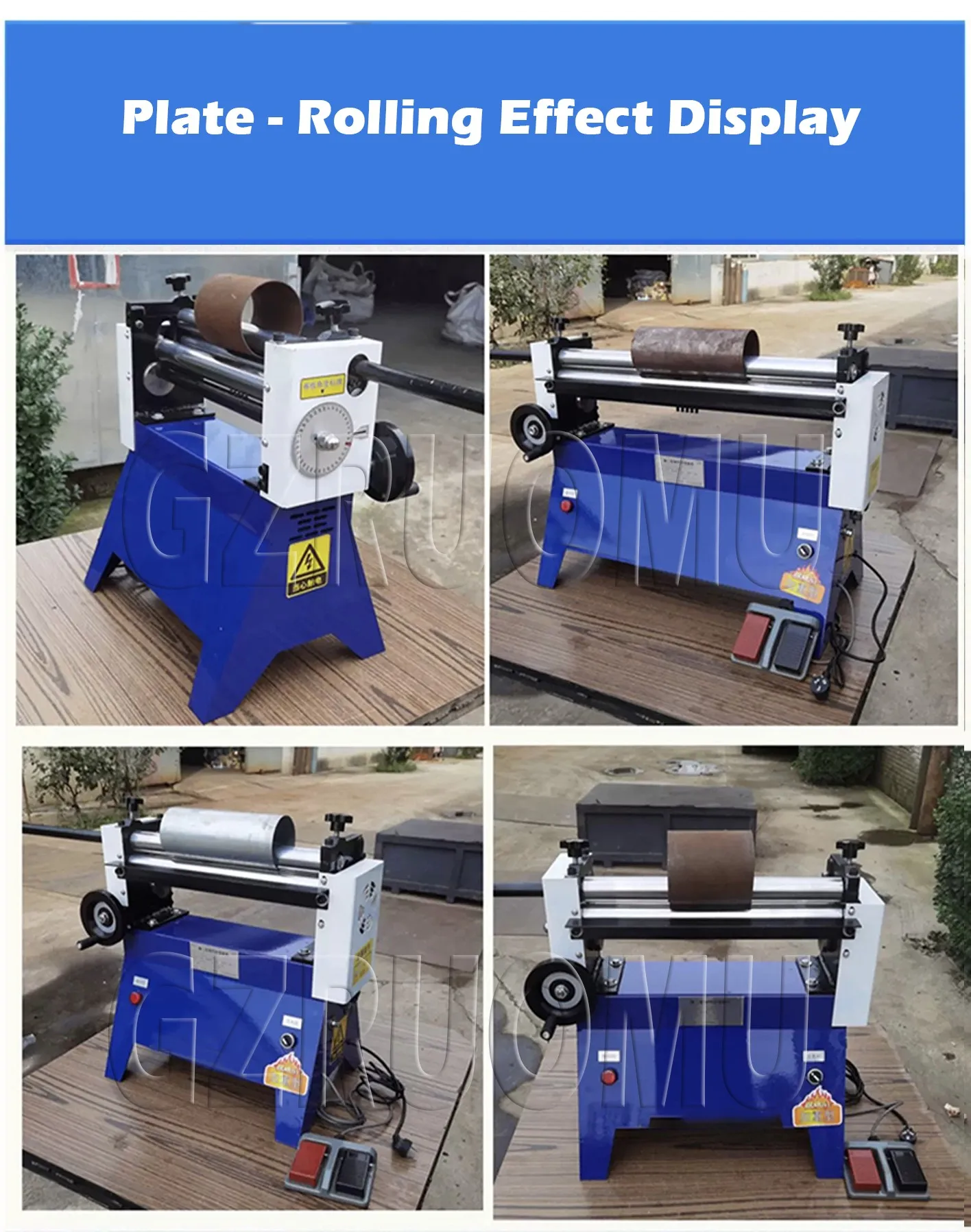 Metal Processing Bending Tool Electric Steel Plate Roller - Desktop Round Tube S