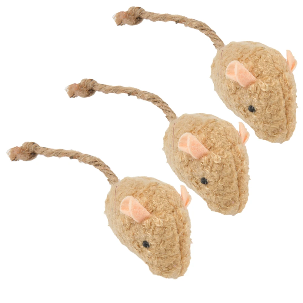 3pcs/lot Mix Pet Toy Catnip Mice Cats Toys Fun Plush Mouse Cat Toy for Kitten Plush Mouse 