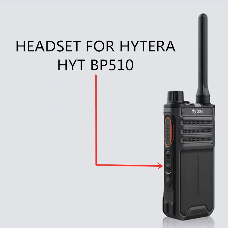 Radio Digital Walkie Talkie Earpiece, G Shape Headset, Earhook Earphone for Hytera Phone, Bp510, AP58 BP, UHF, Nc602