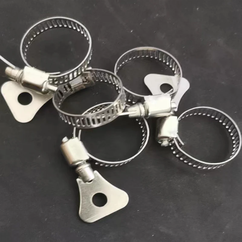 5pcs/Stainless Steel Worm Drive Hose Clip Fuel Hose Water Hose Clip Fish Tank Hose Clip Home Faucet Garden Hose Clip 3