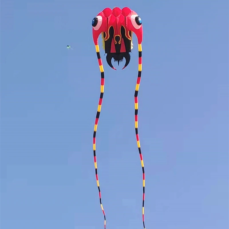 

free shipping new trilobites kite flying weifang big soft kite reel for adults kites inflatable octopus kite