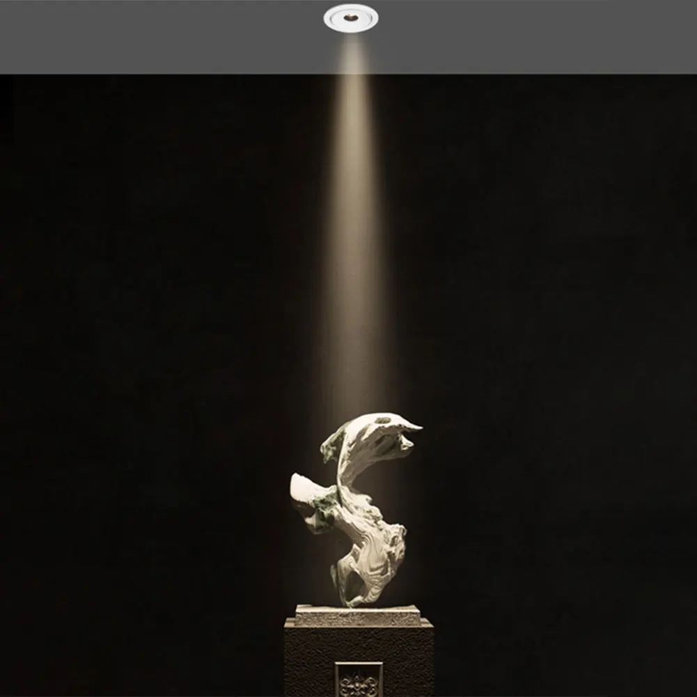 Description Picture 5 of itemRecessed Ceiling Light Angle Adjustable Spotlights 3W 5W Spot Lamp for Living Room Hallway Stairwell Museum Showroom