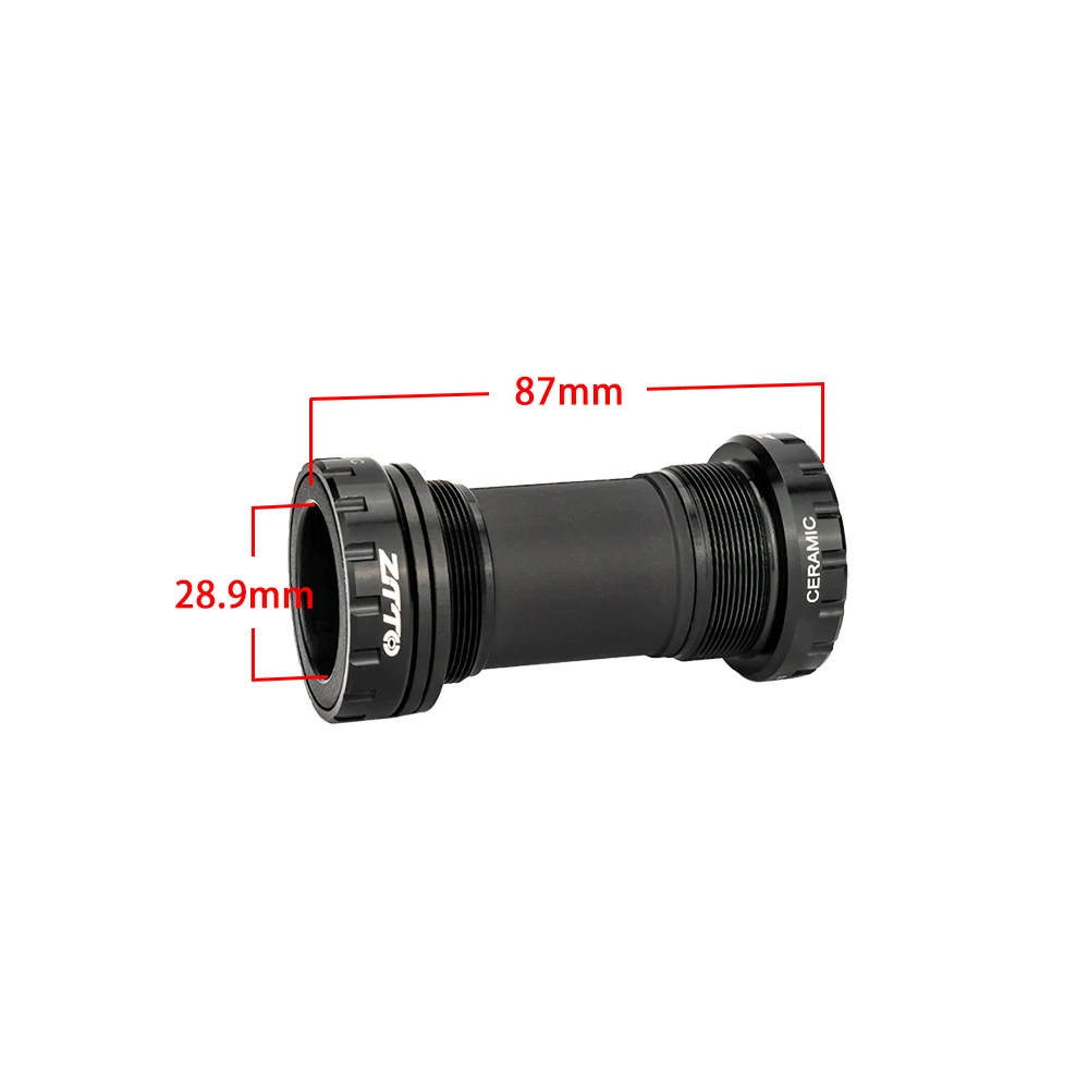 Bicycle Bottom Bracket ZTTO BSA DUB MTB Road 68 73mm BsA 68 Shell 28.99mm Spline Axis Central