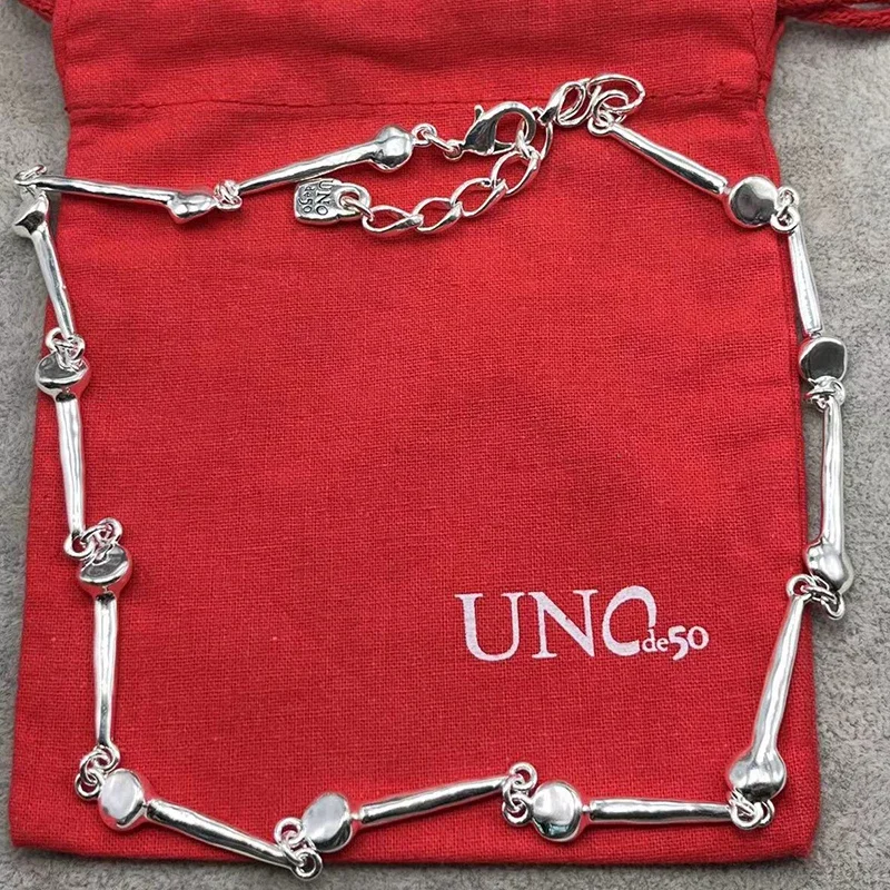 2023 Unode50 Vendita Calda Europea E Americana Nuova Squisita Collana Da Donna Geometrica Confezione Regalo Di Gioielli Romantici