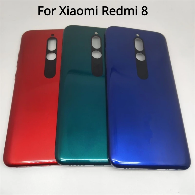 

Задняя крышка батарейного отсека для Xiaomi Redmi 8, панель корпуса, запасные части для Xiaomi Redmi 8A, Крышка батарейного отсека