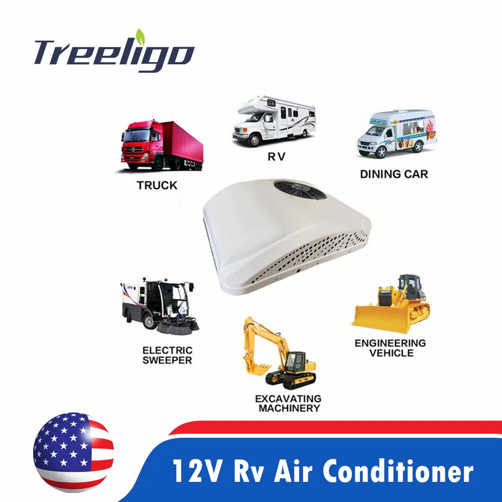 TreeligoRVroofAirConditioner12VRooftopParkingElectricac24v