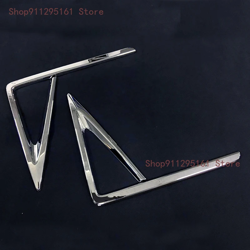 

For Toyota VOXY 80series 2017 2018 Front Fog Light Cover Rim Lamp Trim Sticker ABS Exterior Decoration Products Accessory