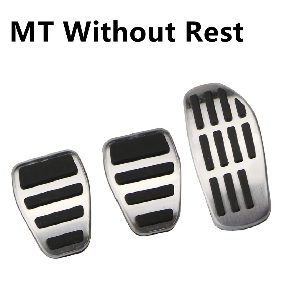 Car Pedals car accessories car pedals pedal cover For Renault Captur Koleos Kadjar Duster Scenic Espace for Samung QM6 Gas Brake Rest Pedal Cover Accessories