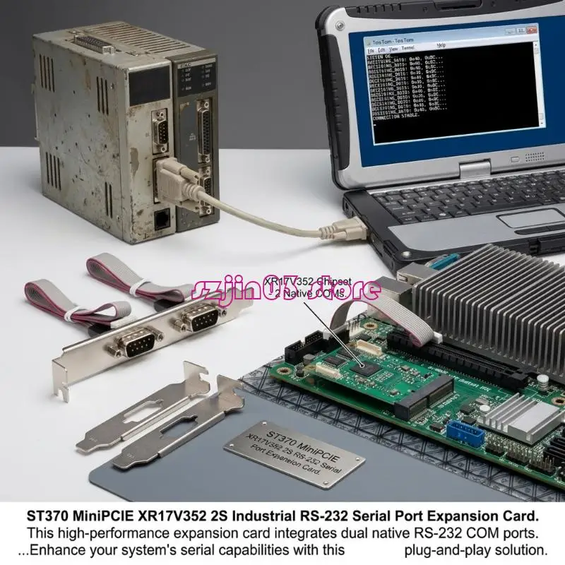 사무실에서의 안정적인 데이터 전송을 위한 XXUC ST370 신뢰할 수 있는 XR17V352 미니 PCIE 카드